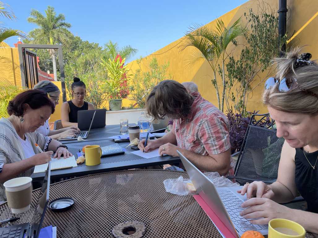 Writers at the Mexico Retreat
