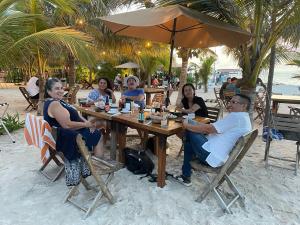 Dinner on the beach